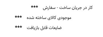 ثبت حسابداری انتقال کالای ساخته شده