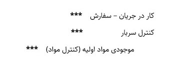 ثبت حسابداری صدور مواد از انبار جهت تولید هر سفارش